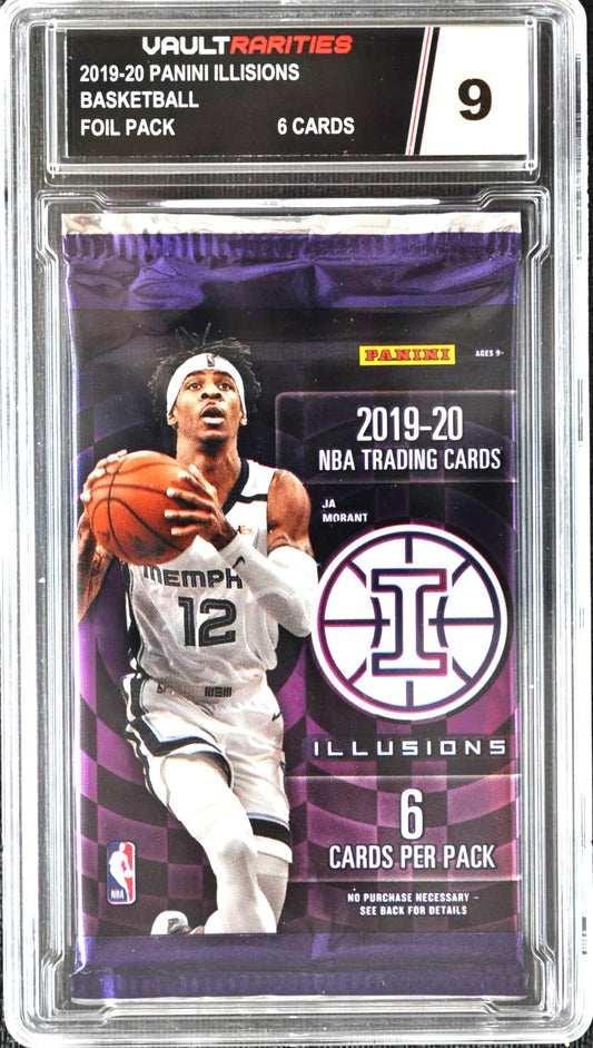 2019-20 Panini Illisions Basketball Foil Pack. 6 Cards Per Pack. Certified 9